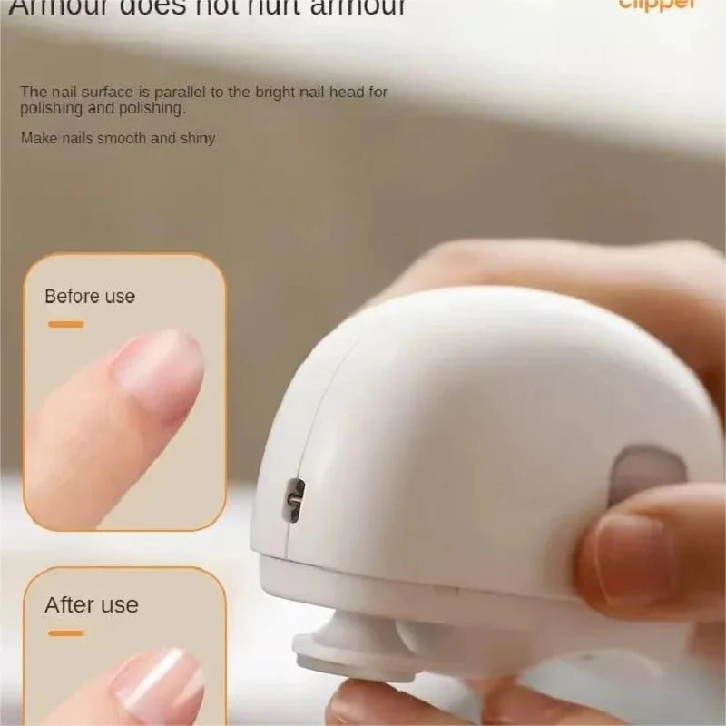 Electric Nail Clipper Grinding and Polishing 2 in 1 Multifunctional Portable Automatic Nail Grinder Electric Manicure Tool