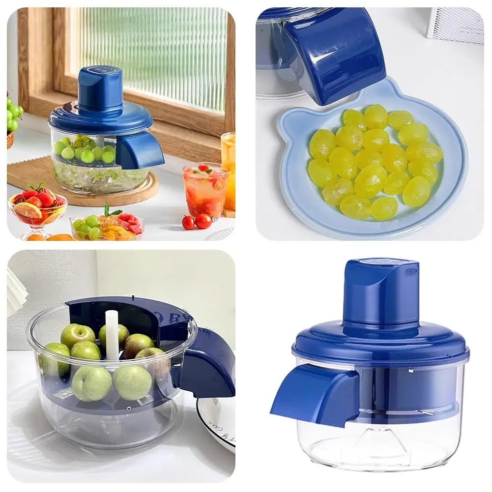 Grape Peeling Machine Electric Garlic Peeler Machine 2025 New Automatic Small Fruit Peeling Tool for Grapes Garlic Tomato Cherry