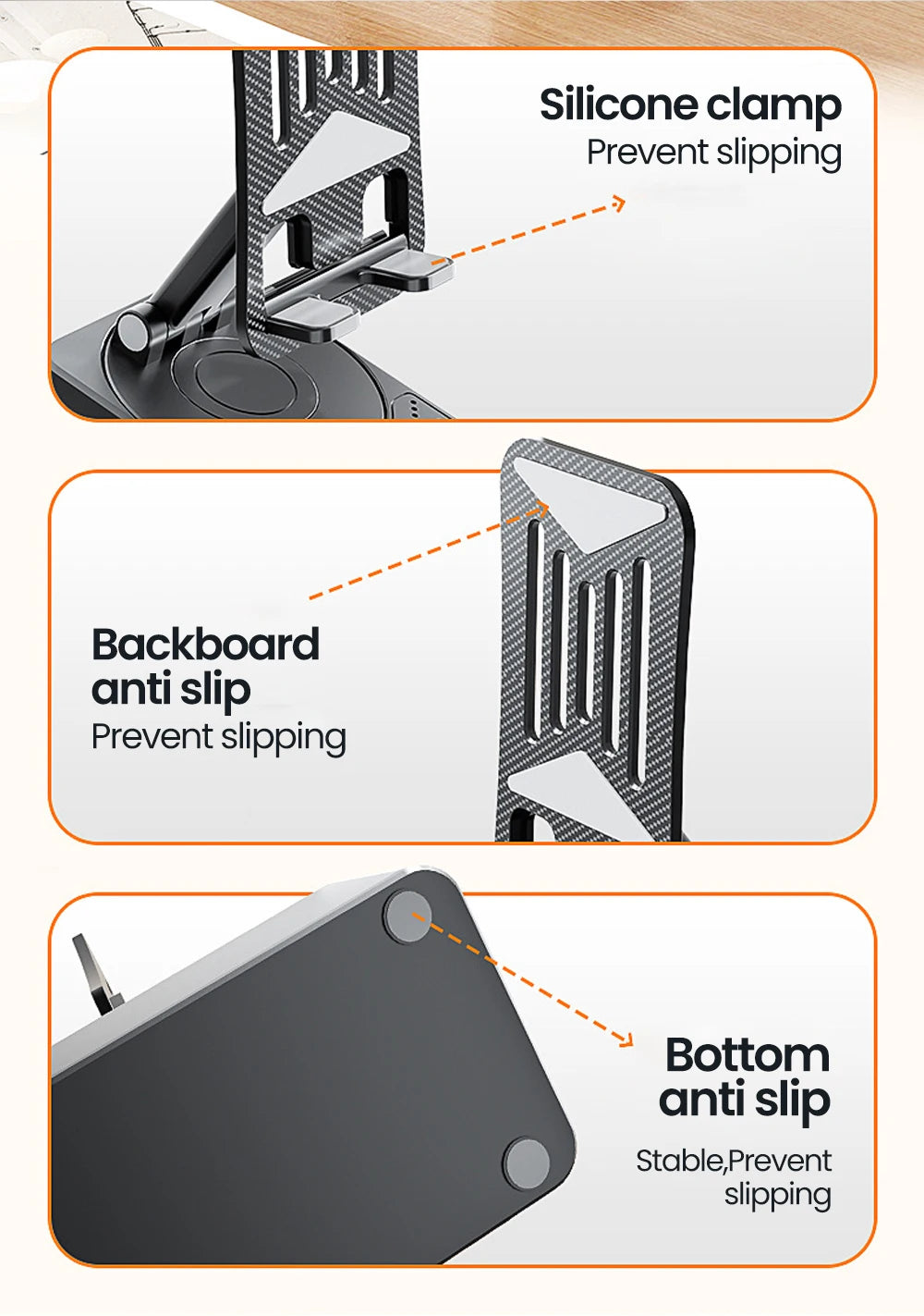 Phone Holder 3 in 1 Wireless Audio Bluetooth Speaker Adjustable Foldable Desktop Holder For Family Live iPhone Xiaomi Lazy Stand