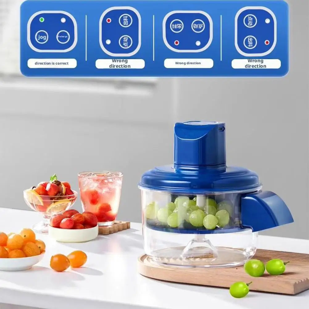 Grape Peeling Machine Electric Garlic Peeler Machine 2025 New Automatic Small Fruit Peeling Tool for Grapes Garlic Tomato Cherry