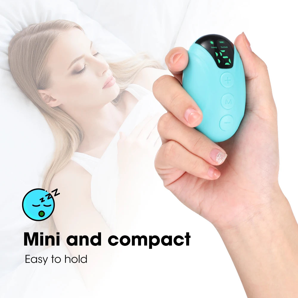 Microcurrent Sleep Aids Digital Handheld Hypnosis Instrument Night Anxiety Pressure Relief Nerves Soothe Help Sleeping Device