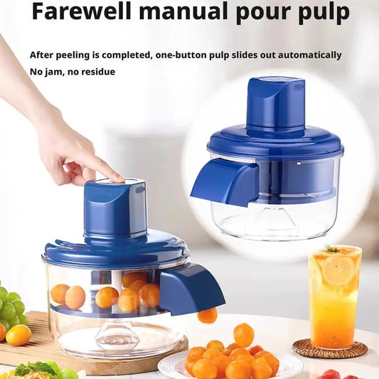Grape Peeling Machine Electric Garlic Peeler Machine 2025 New Automatic Small Fruit Peeling Tool for Grapes Garlic Tomato Cherry