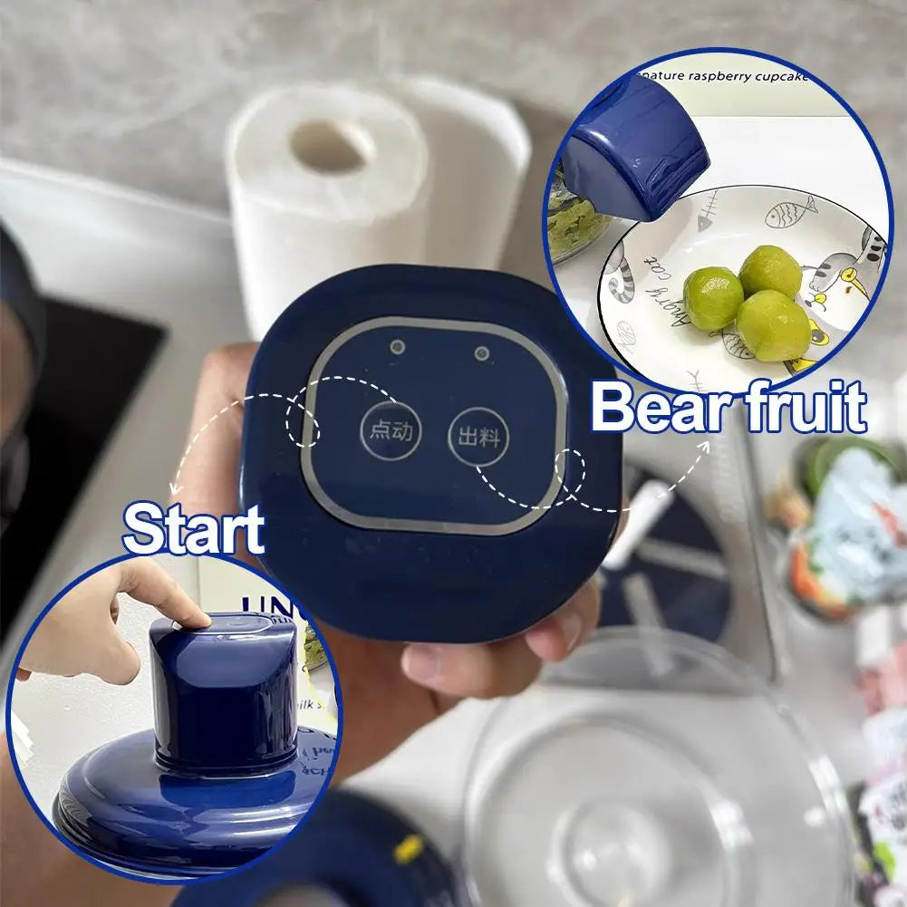 Grape Peeling Machine Electric Garlic Peeler Machine 2025 New Automatic Small Fruit Peeling Tool for Grapes Garlic Tomato Cherry