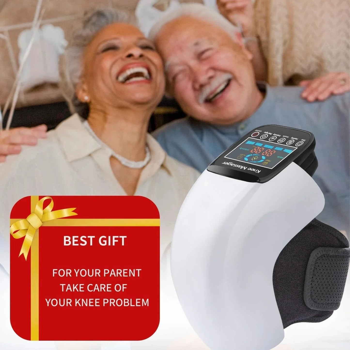 Electric Infrared Heating Knee Massager Air Pressure Vibration Physiotherapy Instrument Knee Massage Rehabilitation Pain Relief