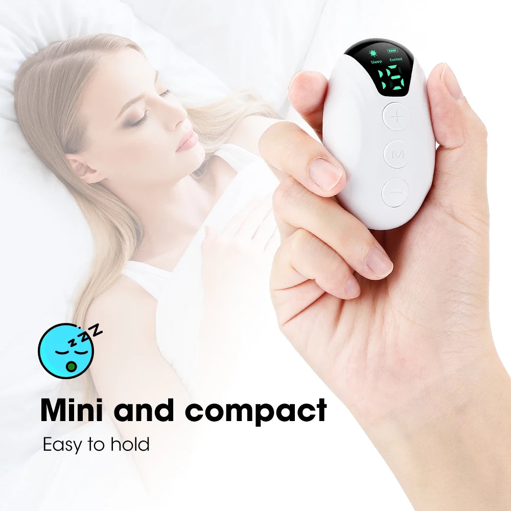 Microcurrent Sleep Aids Digital Handheld Hypnosis Instrument Night Anxiety Pressure Relief Nerves Soothe Help Sleeping Device